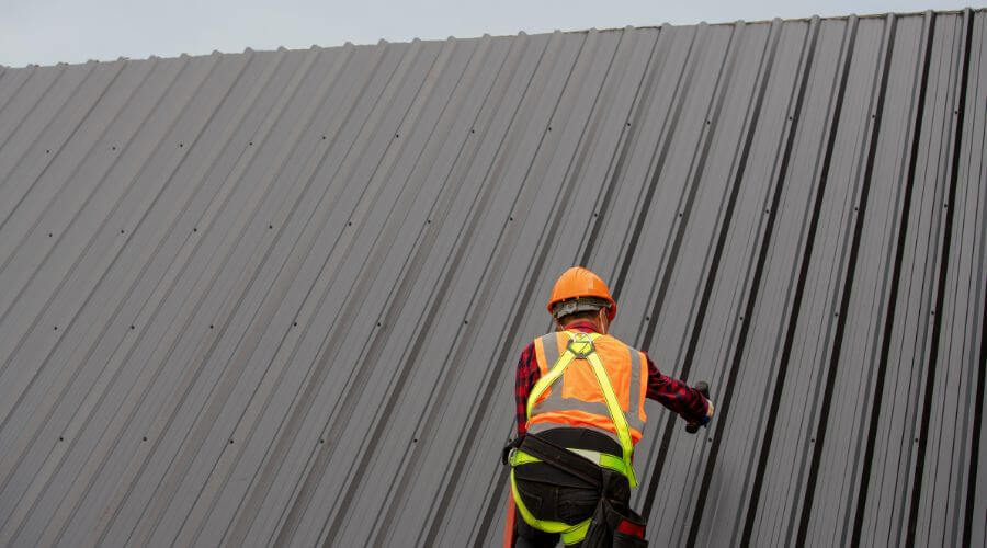 Professional metal roof installation services in Taylor, ND